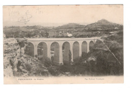 04 FORCALQUIER, Le Viaduc Avec Train. - Forcalquier