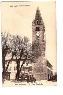 04 BARCELONNETTE, Place Manuel Animée Devant Fontaine. - Barcelonnette