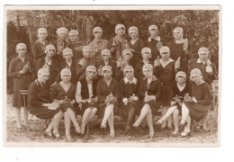 04 DIGNE, CARTE PHOTO Sainte Catherine 2ème Année, Lycée Gassendi Décembre 1928. Photo REYBAUD. 2 SCAN - Digne