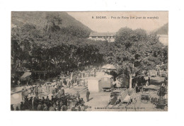 04 DIGNE, Le Pré De Foire, Un Jour De Marché. ATTENTION Feuillets Décollés. VOIR DESCRIPTIF.  - Digne