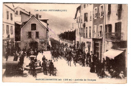 04 BARCELONNETTE, Arrivée De Troupes. 2 SCAN. - Barcelonnetta