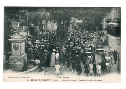 04 BARCELONNETTE, Fanfare Du 28ème Chasseurs, Place Manuel. - Barcelonnetta