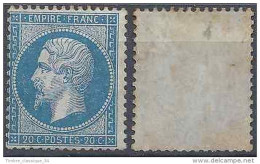 France N° 22 Napoléon III 20 C Bleu - 1853-1860 Napoleone III