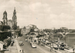 Navigation Sailing Vessels & Boats Themed Postcard Dresden River Cruise - Zeilboten