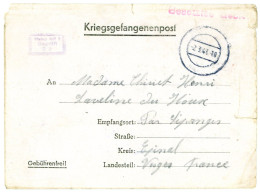 CLFM CAMP PRISONNIERS STALAG XIIIB = WEIDEN NUREMBERG 1943 - 2. Weltkrieg 1939-1945