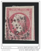 France N° 17B Prince Louis-Napoléon 80 C Rose - 1853-1860 Napoleon III