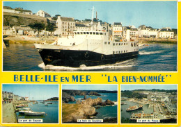 Navigation Sailing Vessels & Boats Themed Postcard Morbihan Port Maria Le Courrier De Houat Et Hoedic - Voiliers