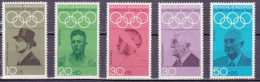 ALEMANIA FEDERAL 1968 YT  426 A 430 ** - Nuovi