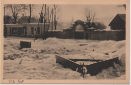 AIN-Hauteville-Lompnès-La Place De La Mairie Et Le Chasse Neige - 503 - Hauteville-Lompnes