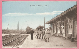 SAS0642  CPA  MAILLY-LE-CAMP (Aube)  La Gare  +++++ - Mailly-le-Camp