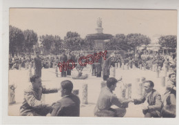 Photo Format Carte Photo Aix En Provence WW2 Ecole Arts Et Métiers Promotion 1941-1944 Monôme Cours Mirabeau Photo Ely - Aix En Provence