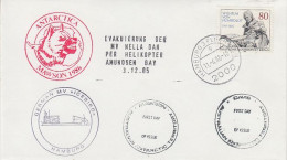 Germany Antarctica "Evakuieung Der MV Nella Dan Per Heli Amundsen Bay" 3.12.1985 (GS173) - Spedizioni Antartiche