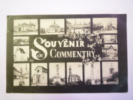 2024 - 1605  COMMENTRY  (Allier)  :  SOUVENIR De COMMENTRY  -  Carte Multivue   1908   XXX - Commentry