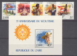 Scouts-Scoutisme COB 1164/68+BL52 MNH - Unused Stamps