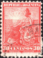 ARGENTINA, SIMBOLI REPUBBLICA, 1901, USATI Mi:AR 114b, Scott:AR 137, Yt:AR 125a (0,70) - Oblitérés