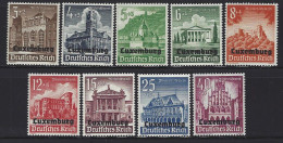 Luxembourg Yv Occupation Allemande 33/41(Secours D'hiver) Surchargés, **/mnh - 1940-1944 Deutsche Besatzung