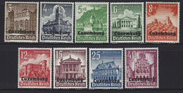Luxembourg Yv Occupation Allemande 33/41(Secours D'hiver) Surchargés, **/mnh - 1940-1944 Occupazione Tedesca