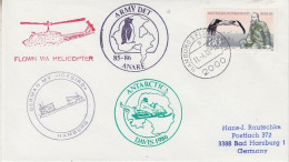 Germany Antarctica Ca Icebird, Army Det Anare, Davis Ca Hamburg 11.4.1986 (GS173A) - Expediciones Antárticas