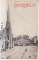 Troyes Place De L'eglise Saint Remi Carte Postale Animee 1916 - Troyes