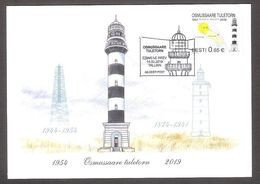 Lighthouses Osmussaar Lighthouse Estonia 2019 Stamp Maxicard  Mi 950 - Phares