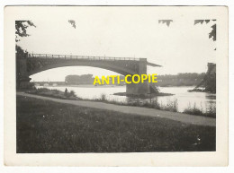 WW2 PHOTO ORIGINALE ALLEMANDE Pont Ko Sur La Loire à NEVERS 58 NIEVRE - 1939-45