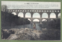 CPA - GARD - NIMES - LE PONT DU GARD - Petite Animation - Nîmes