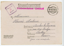 CLFM 1942 STALAG XC = NIENBURG-WASER HAMBURG PRISONNIER DE GUERRE LAC =>  CUQ TOUZLA TARN - Guerre De 1939-45