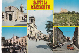 Cartolina Mazzarino ( Caltanissetta ) Saluti Con Vedutine - Caltanissetta