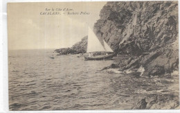 D 83. CAVALAIRE SUR MER.  ROCHERS POLINS. CARTE ECRITE - Cavalaire-sur-Mer