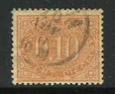 REGNO 1869 SEGNATASSE 10 CENTESIMI USATO - Strafport