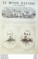 Le Monde Illustré 1871 N°719 Bapaume (62) Guerre Civile Transmission Par Pigeons Voyageurs - 1850 - 1899