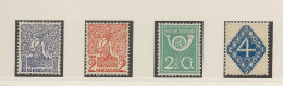 1923 MH/* Nederland NVPH 110-13 - Unused Stamps