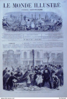 Le Monde Illustré 1871 N°733 Versailles (78) Paris 17 Place Péreire Fédérés Barricades - 1850 - 1899