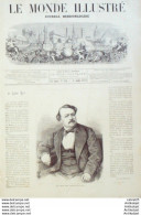 Le Monde Illustré 1871 N°742 Léon Say Paris La Villette Incendie Versailles (78) Vaves D'orangerie - 1850 - 1899