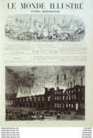 Le Monde Illustré 1871 N°747 Poitiers (86) Forbach (57) Nancy (54) Bourges (18) Nouvelle Caledonie Noumea  - 1850 - 1899