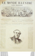 Le Monde Illustré 1871 N°761 Algerie Constantine Palestro Ahmed Bey Brahim Ben Coulmiers (45) Usa Brigham Young - 1850 - 1899