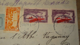 Enveloppe SYRIE, Avion,   Alep 1931 ......... Boite1 ..... 240424-199 - Storia Postale