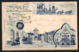 Künstler-AK Villingen / Baden, 900. Jährige Feier Der Verleihung Des Markt Münz Und Zollrechts, Festpostkarte  - Baden-Baden