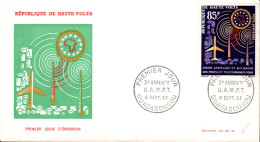 HAUTE VOLTA FDC 1963 2 ANS U A M P T - Haute-Volta (1958-1984)