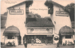 CPA Carte Postale Belgique Bruxelles Exposition De 1910 Village Sénégalais   VM80217 - Exposiciones Universales