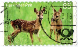 GERMANIA, REPUBBLICA FEDERALE, GERMANY, FAUNA, ANIMALI, 2018, USATI Scott:DE 3017, Yt:DE 3134 - Usati