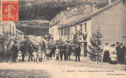 MIJOUX (Ain) - Fête De L'inauguration De La Commune - Hôtel Du Soleil - Voyagé 1911 (2 Scans) - Ohne Zuordnung