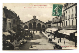 CPA. 65.Tarbes - Avenue Et Marché Brauhauban - Tarbes