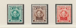 1923 MH/* Nederland NVPH 141-43 - Nuovi