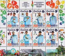 2016 977 Kazakhstan Medal Winners Of The Olympic Games - Rio De Janeiro, Brazil MNH - Kasachstan