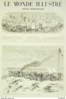 Le Monde Illustré 1872 N°801 Cherbourg (50) Naufrage Du Caroline Cochinchine Saîgon Annamites  - 1850 - 1899