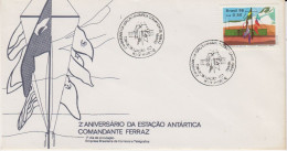 Brazil 1986 Antarctica 1v FDC (GS180) - FDC