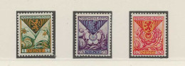 1925 MH/* Netherlands NVPH 166-68 - Nuevos