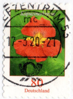 GERMANIA, REPUBBLICA FEDERALE, GERMANY, FLORA, FIORI, FLOWERS, 2019, USATI Scott:DE 3104, Yt:DE 3247 - Used Stamps