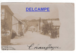 05 CHAUFFAYER, Rare CARTE PHOTO De L'Entrée Du Village Par GAP. 2 SCAN. - Other & Unclassified